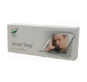 Alcool Stop - cura de dezintoxicare alcoolica - 30 capsule MEDIC